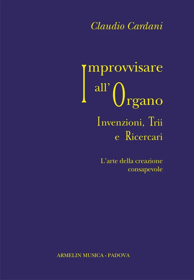 Armelin Musica Improvvisare all’organo učebnice varhany