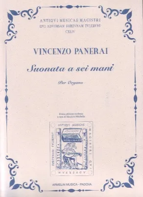 Armelin Musica Sonata per organo a sei mani noty varhany
