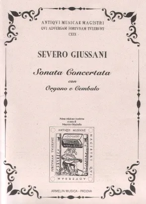 Armelin Musica Sonata concertata con organo e cembalo noty ověřené vydání
