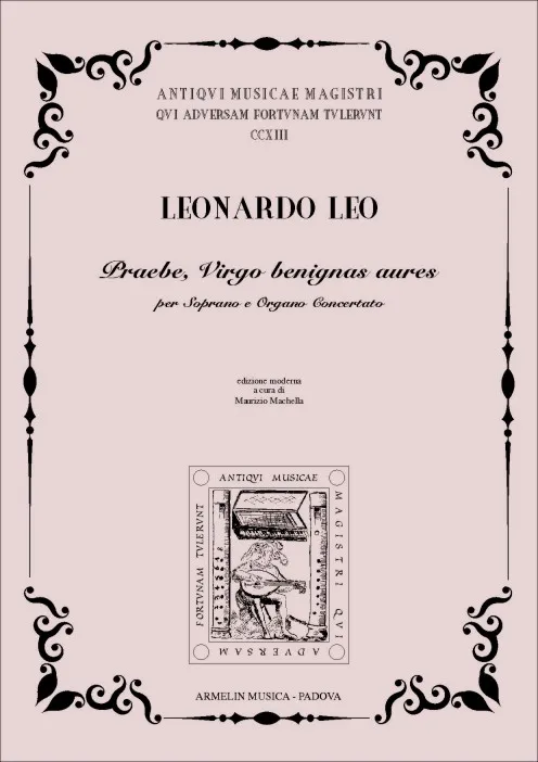 Armelin Musica Praebe Virgo Benigna Aures noty pro sbor