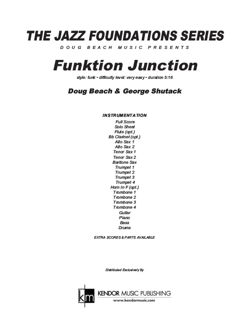 Kendor Music Funktion Junction partitura funk 5:16