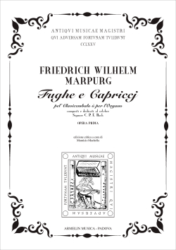 Armelin Musica Fughe e Capricci op 1 noty pro klavír