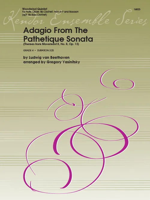 Kendor Music Adagio Pathetique partitura dechový kvintet