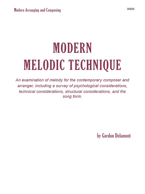 Kendor Music Modern Melodic Technique učebnice melodie