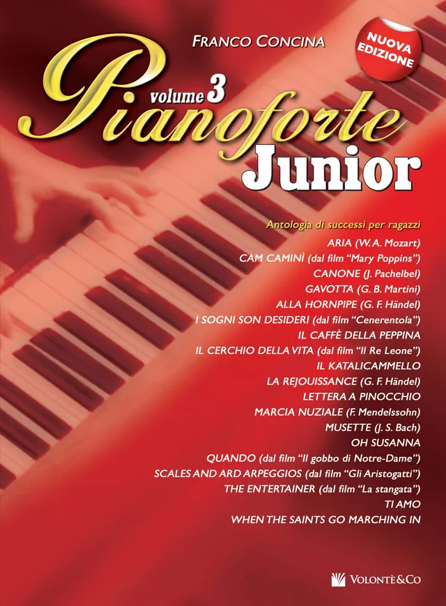 Volonte & Co Pianoforte Junior 3 noty pro klavír
