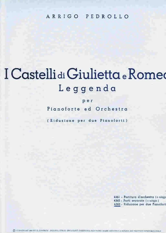 Armelin Musica I castelli di Giulietta e Romeo publikace