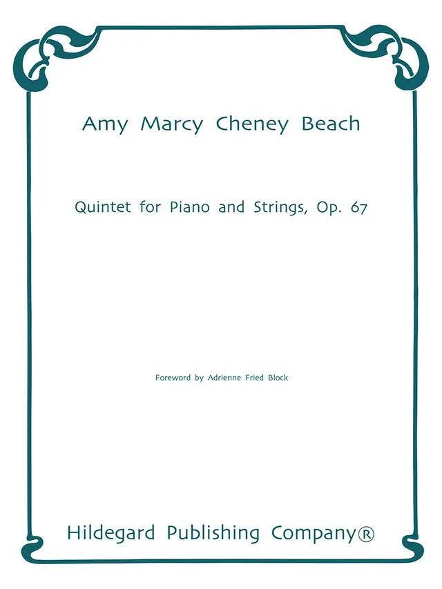 Hildegard Publishing Company Quintet Op. 67 partitura Amy Beach
