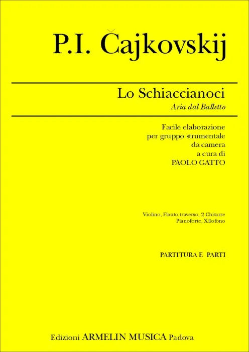 Armelin Musica Lo Schiaccianoci Aria dal Balletto noty pro klavír