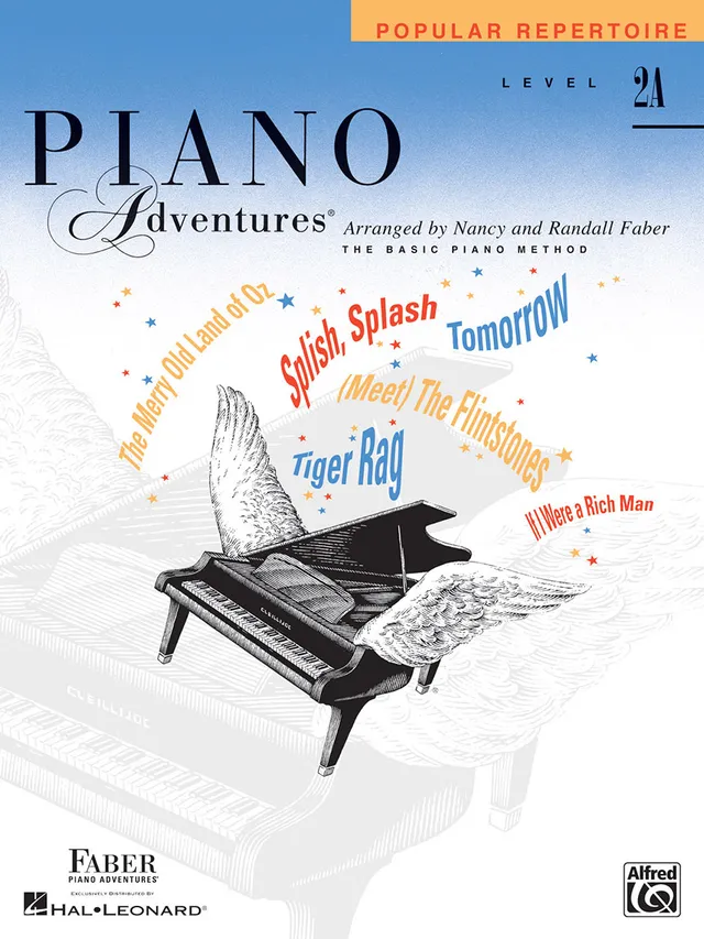 Faber Piano Adventures Level 2A Popular Repertoire noty na klavír