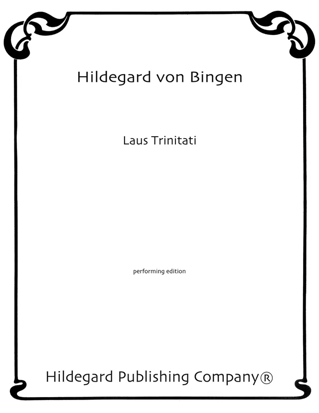 Hildegard Laus Trinitati Bingen noty sborové vydání 10 kusů