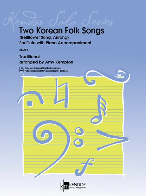 Kendor Music Two Korean Folk Songs noty Arirang a Bellflower