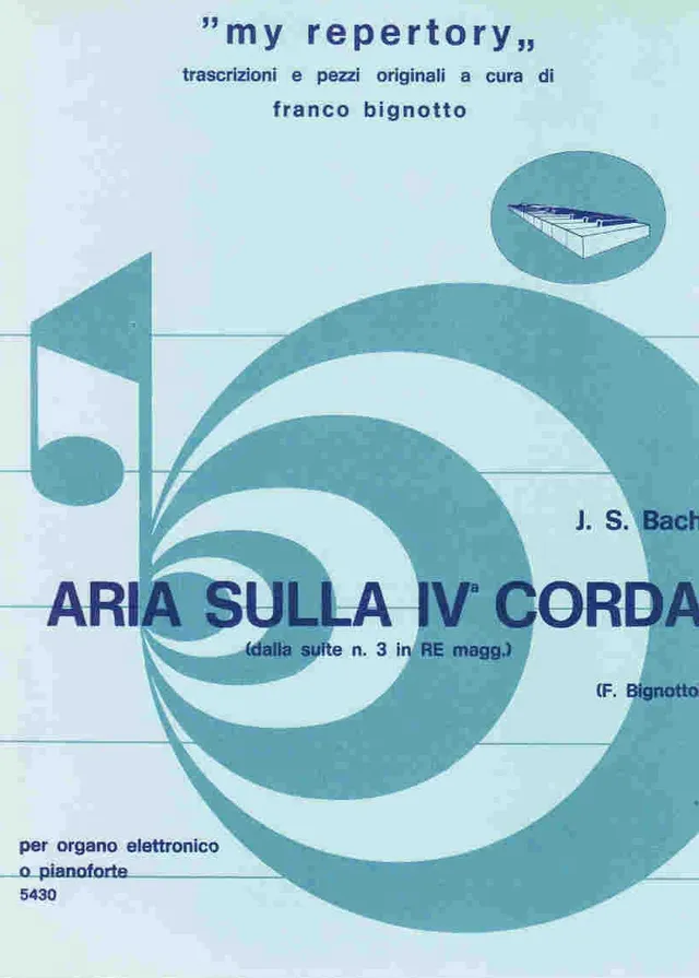Armelin Musica Aria sulla IV corda noty smyčcové vydání
