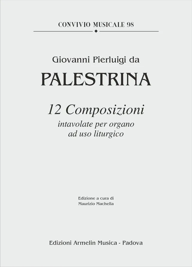 Armelin Musica 12 composizioni noty pro varhany