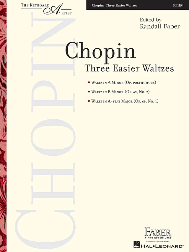 Faber Piano Adventures Chopin Three Easier Waltzes noty valčíky