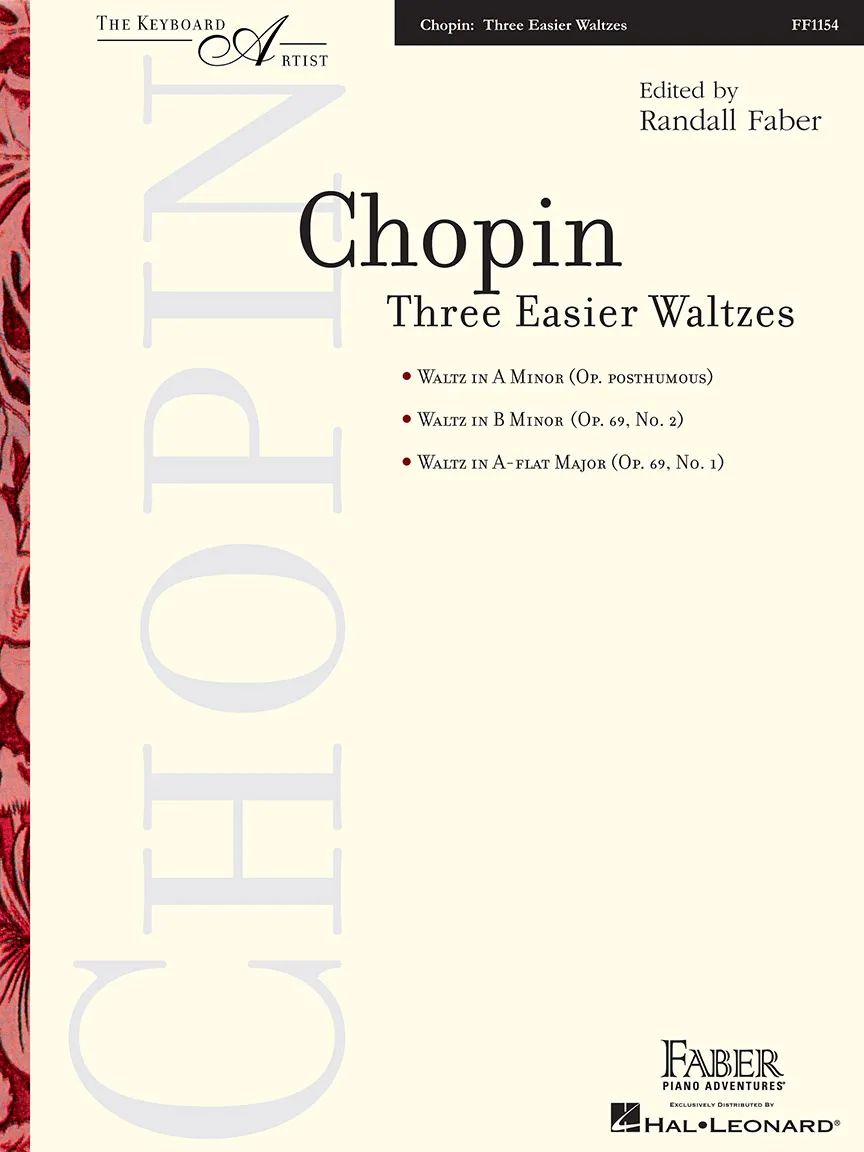 Faber Piano Adventures Chopin Three Easier Waltzes noty valčíky