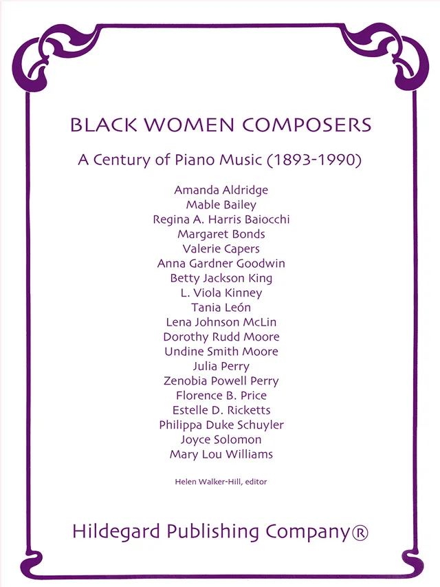 Black Women Composers Century of Piano Music digitální noty pro klavír