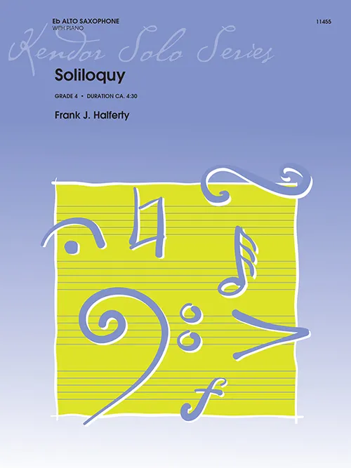 Kendor Music Soliloquy noty pro altsaxofon s klavírem stupeň 4