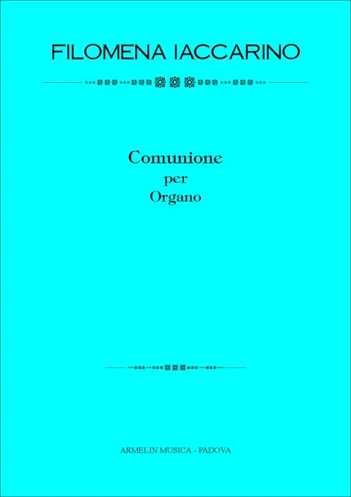 Armelin Musica Comunione noty ověřené vydání