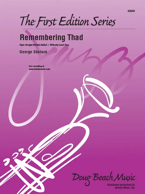 Kendor Music Remembering Thad noty pro big band balada