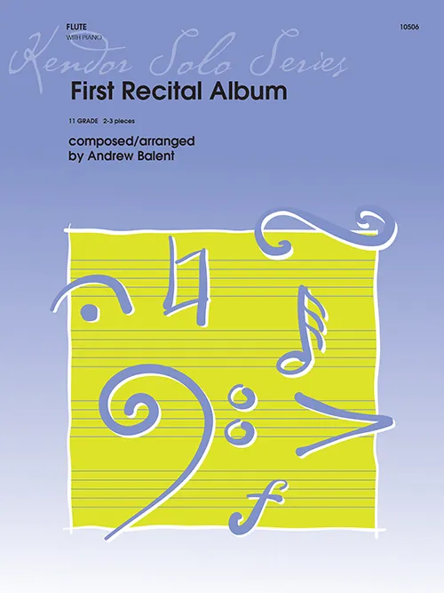 Kendor Music First Recital Album noty flétna klavír