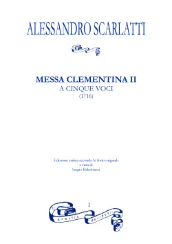 Armelin Musica Messa Clementina II noty mše