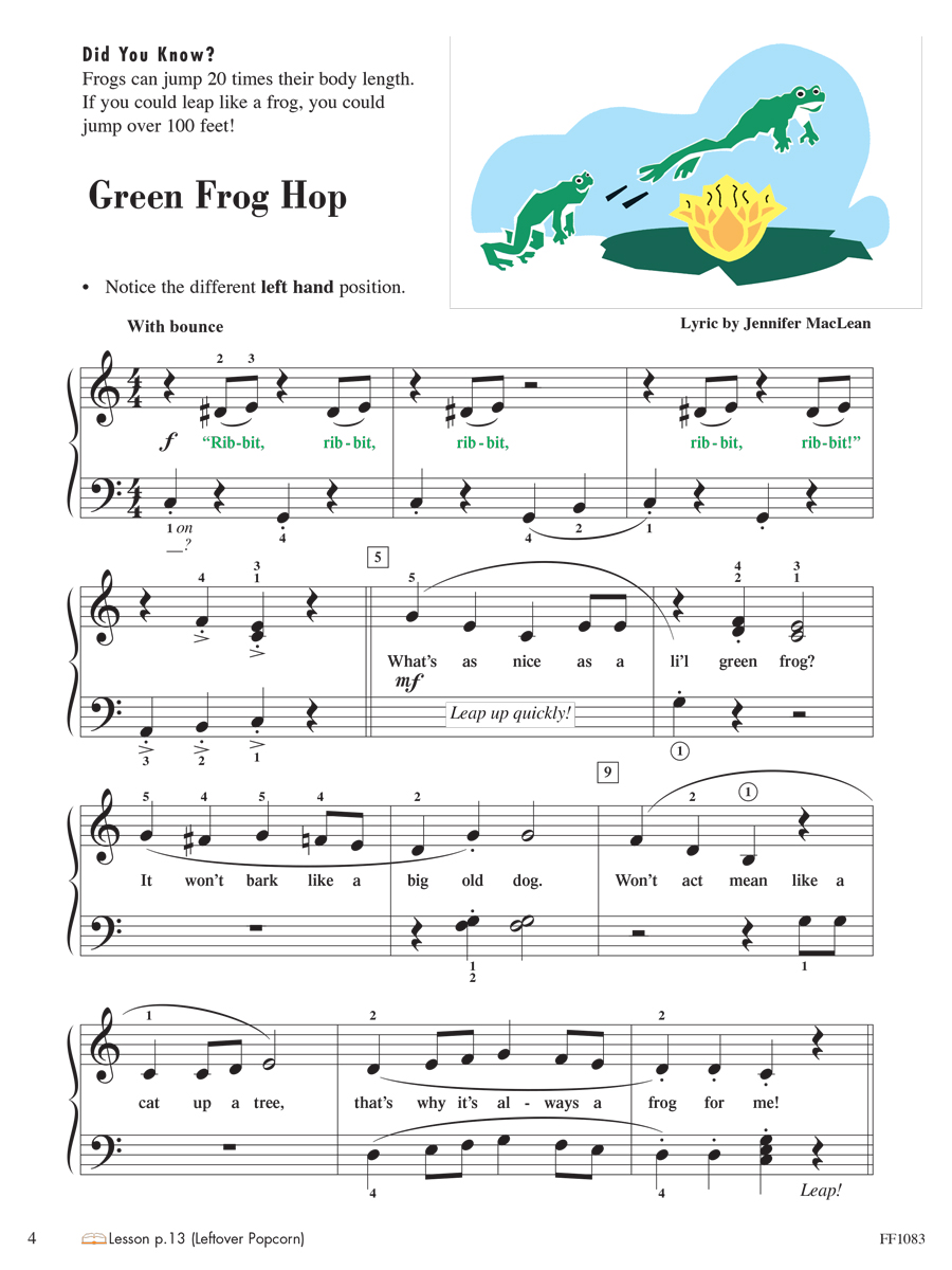 Faber Piano Adventures Level 2A Performance Book noty 2. vydání