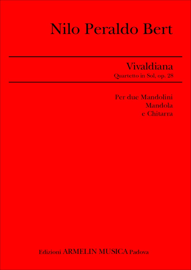 Armelin Musica Vivaldiana Quartetto G dur op. 28 noty kvartet