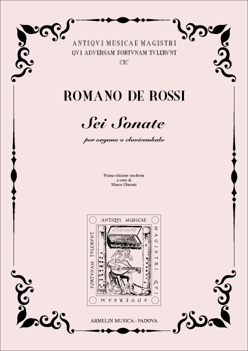 Armelin Musica 6 Sonate noty tištěné vydání