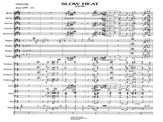 Kendor Music Slow Heat partitura balada