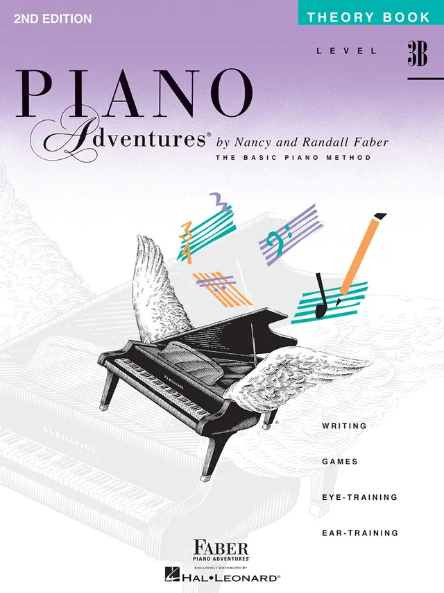 Faber Piano Adventures Level 3B Theory Book 2nd Edition teorie