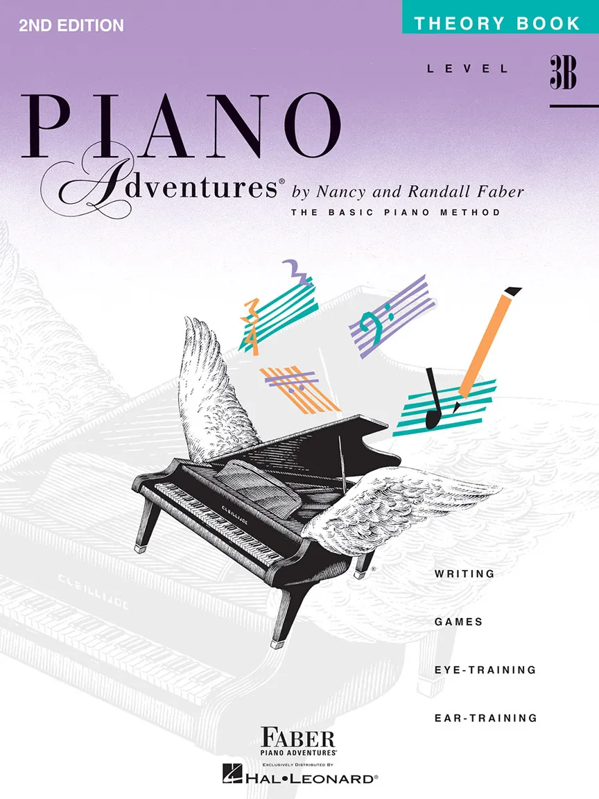 Faber Piano Adventures Level 3B Theory Book 2nd Edition teorie