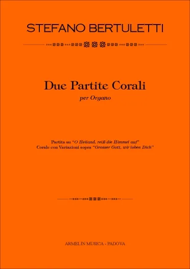 Armelin Musica Due Partite Corali noty pro varhany