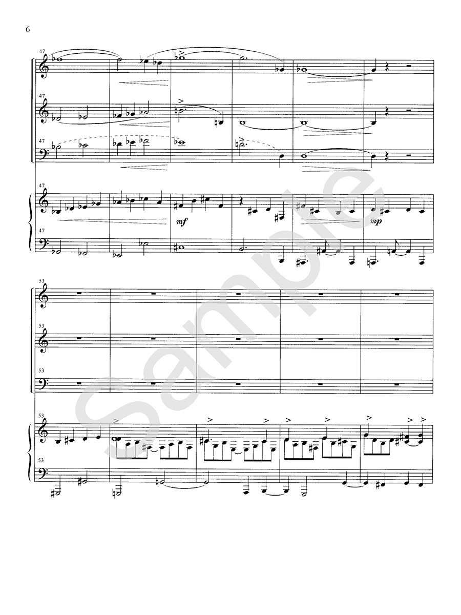 Hildegard Publishing Diemer Quartet noty žestě klavír digitální