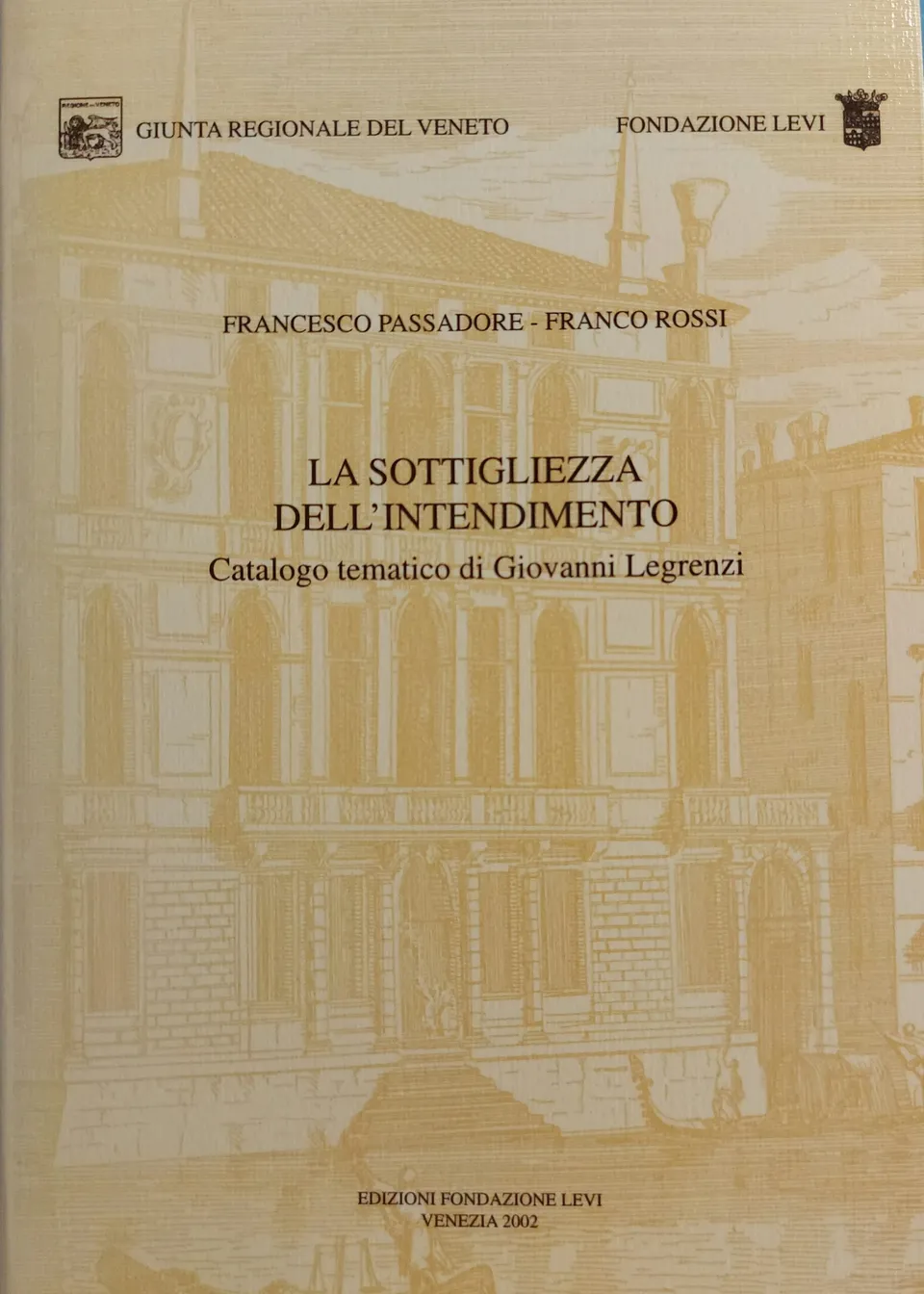 Armelin Musica La sottigliezza dell’intendimento noty