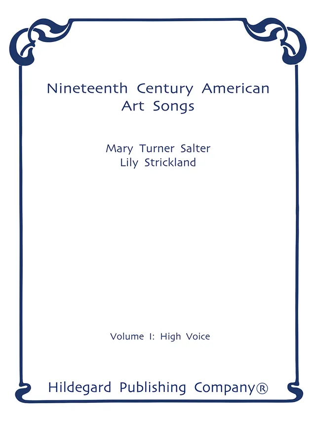Hildegard Nineteenth Century American Art Songs Volume I noty vysoký hlas