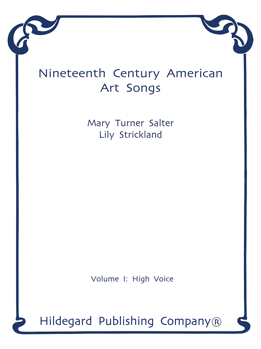 Hildegard Nineteenth Century American Art Songs Volume I noty vysoký hlas