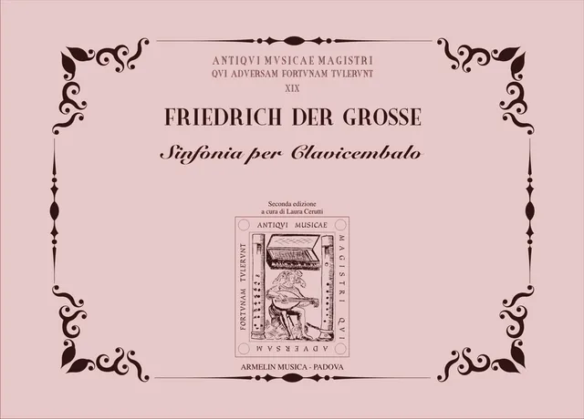 Armelin Musica Sinfonia trascritta noty pro cembalo