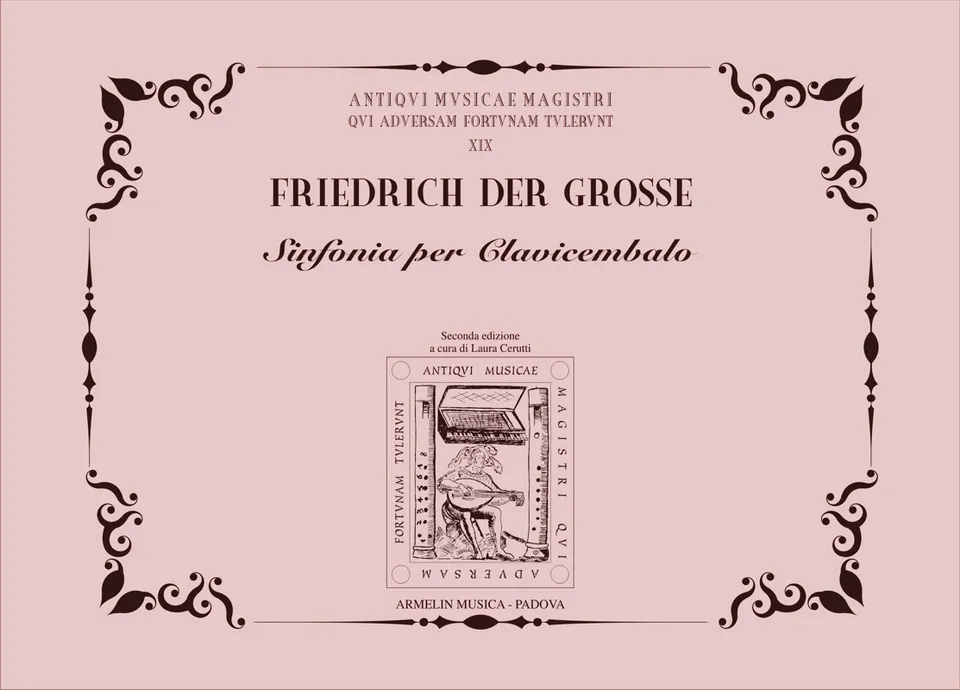 Armelin Musica Sinfonia trascritta noty pro cembalo