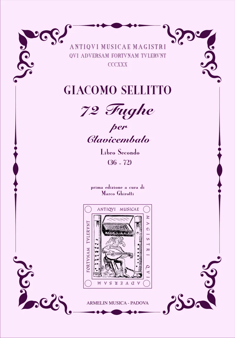 Armelin Musica 72 fughe per Cembalo noty fugy