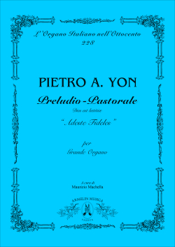 Armelin Musica Preludio Pastorale Adeste fideles noty pro varhany