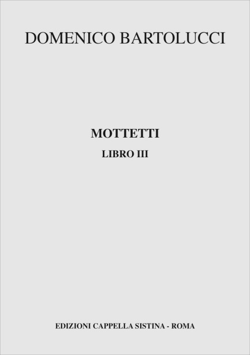 Armelin Musica Terzo Libro dei Mottetti noty pro sbor