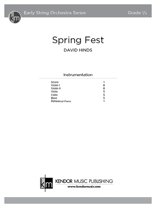 Kendor Music Spring Fest partitura začátečníci