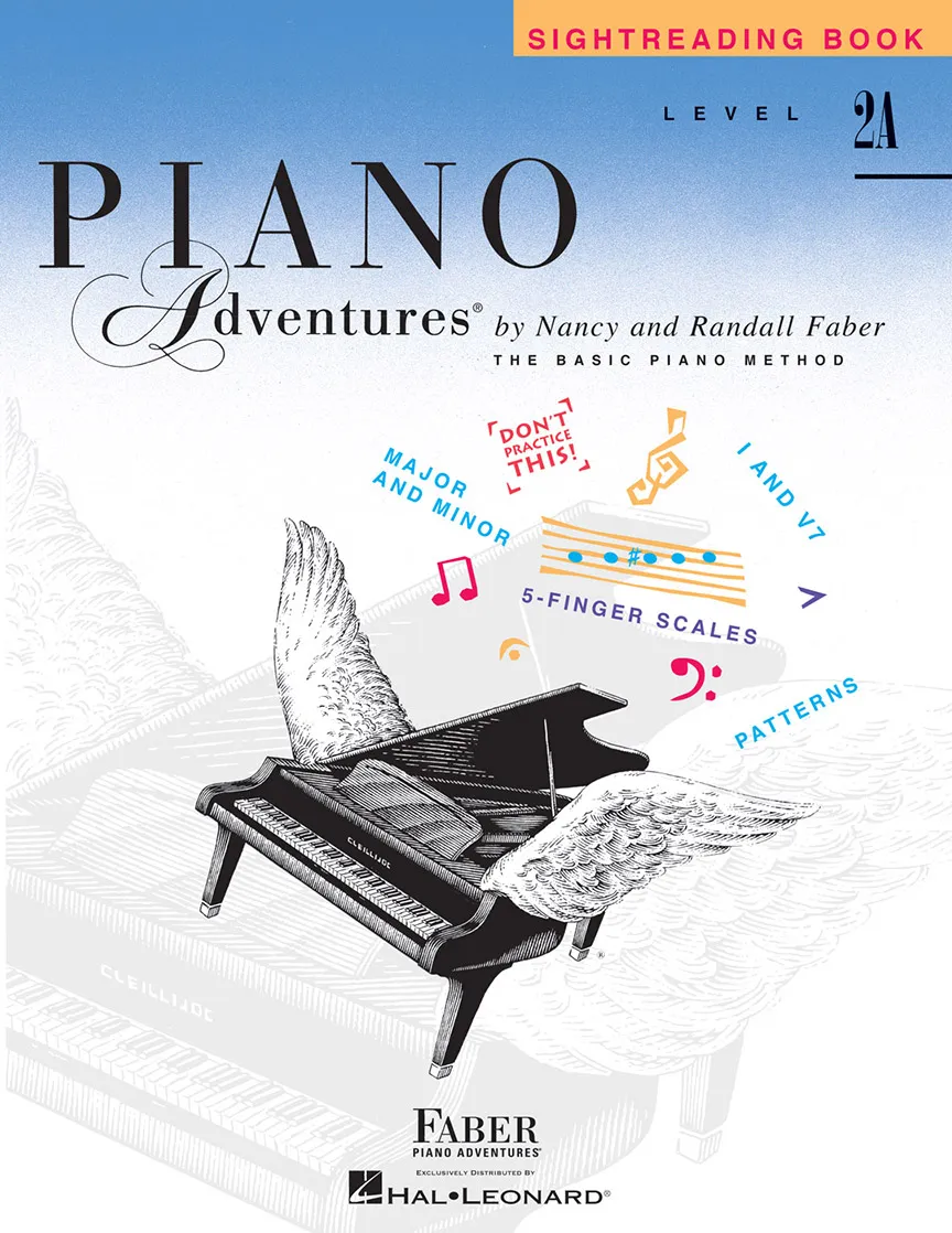 Faber Piano Adventures Level 2A Sightreading Book noty