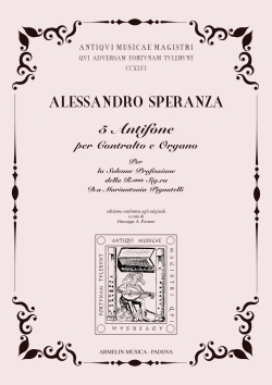 Armelin Musica 5 Antifone per contralto e organo noty alt varhany