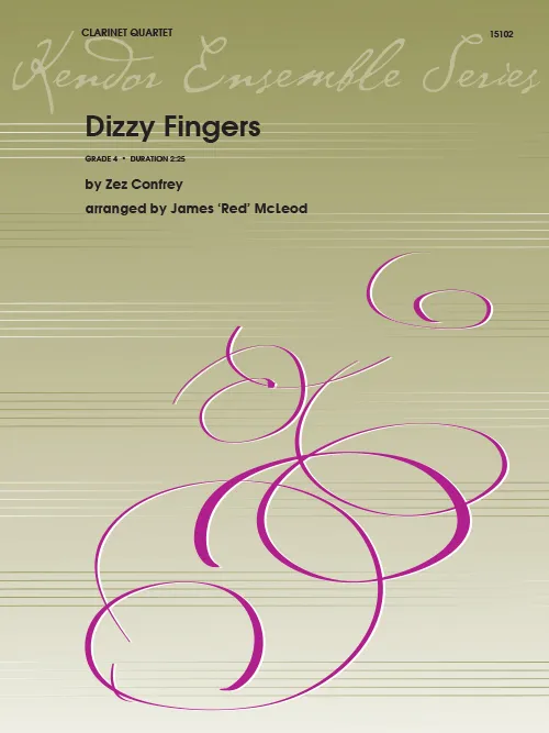 Kendor Music Dizzy Fingers noty pro klarinetový kvartet Bb