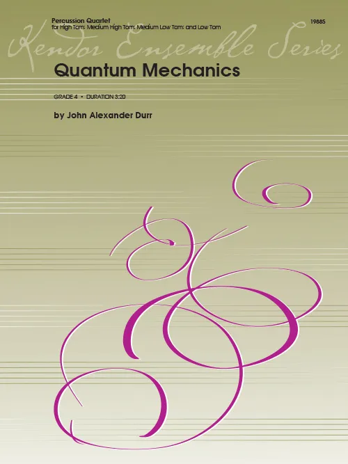 Kendor Music Quantum Mechanics noty pro bicí kvartet 4 tomy