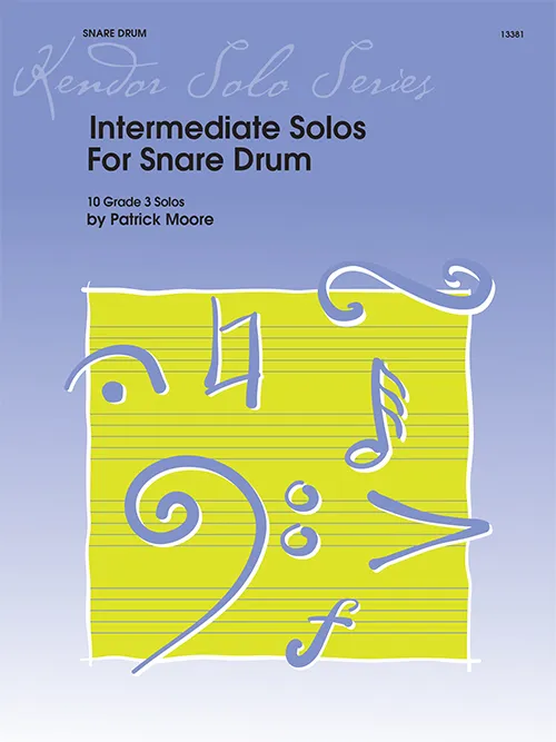 Kendor Music Intermediate Solos For Snare Drum noty pro buben