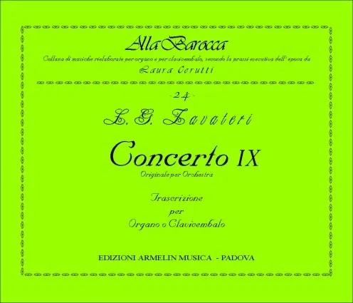 Armelin Musica Concerto IX op. 11 koncertní noty