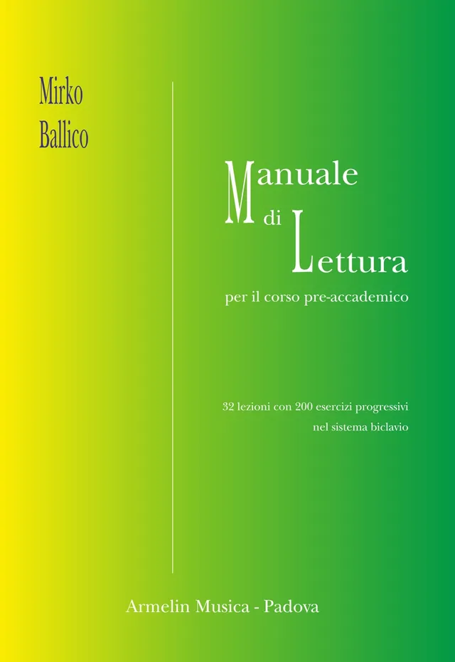 Armelin Musica Manuale di lettura čítanka pre-akademická