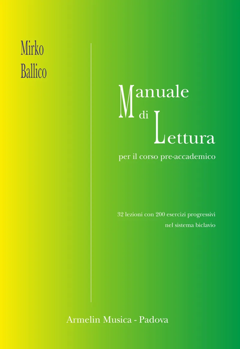 Armelin Musica Manuale di lettura čítanka pre-akademická